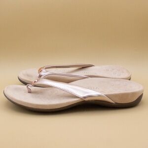 Vionic Davina Gold Champagne Sandals Women's Size 9